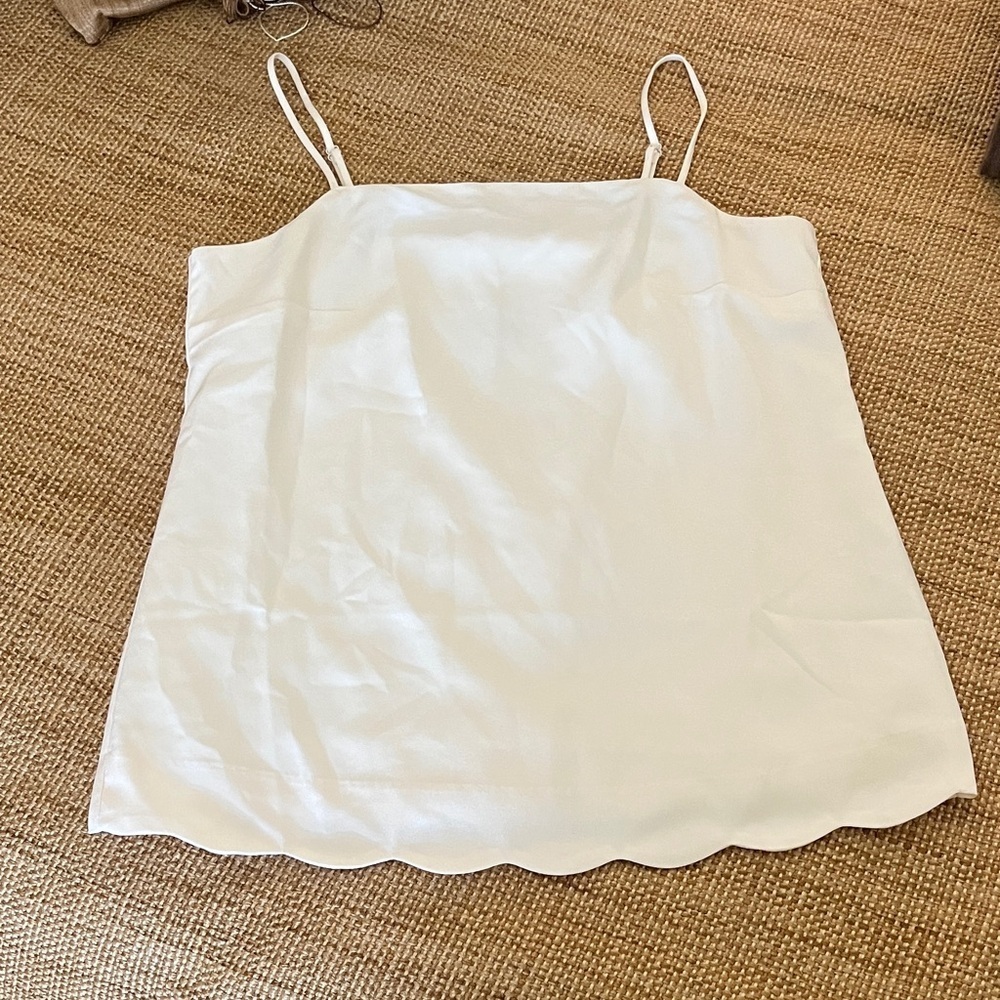 J. Crew Scalloped Tank Size 00
